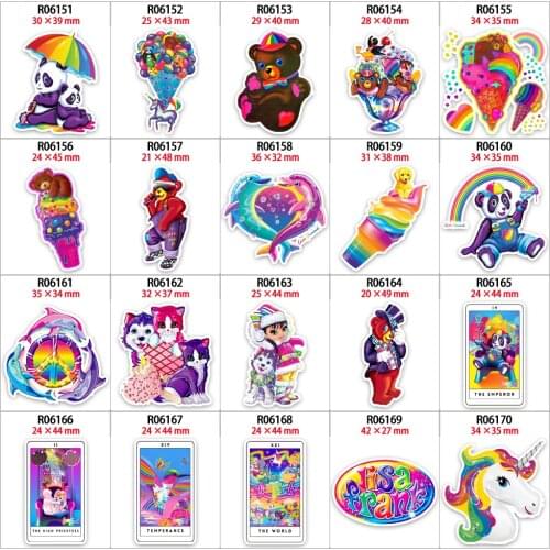 30pcs/lot Cute Cartoon Planar Resins for DIY Mobile Phone Case Headband Hair Bow R0615 R0616 R0617