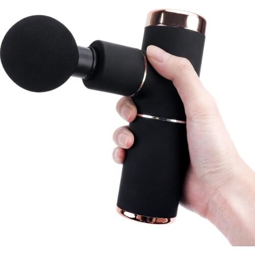 Mini Massage Gun Handle USB Electric Massager Therapy Pocket Multicolor Massage Gun Muscle Body Pain Relief Fascia Gun with box
