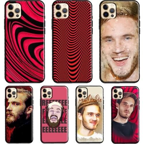 PewDiePie Wave Soft Cover For iPhone 11 12 Pro Max XS XR X 12 mini SE 2020 5S 6S 7 8 Plus Phone Case