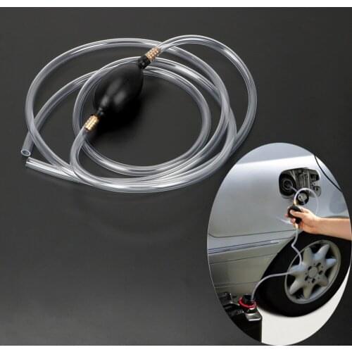 1Pc Water Oil Transfer Pump Petrol Diesel Liquid Manual Pump Syphon Fuel Saver Auto Accessories Car Fuel Gas Pump PVC Pipe