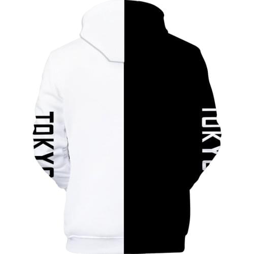 New 3D Print Tokyo Ghoul Sweatshirt Streetwear High Quality Fashion Casual Brand Fashion Tracksuit Loose Men/Women Sweatshirt