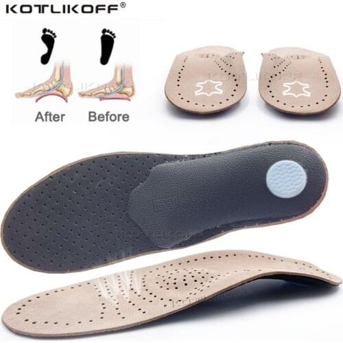 Orthopedic Shoe Insoles For Feet Arch Support Insole Deodorization Insert Sheepskin Plantar Arch Sole Pads For Men Women Shoes