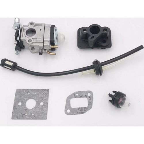 HUNDURE Carburetor Base Connector Intake Manifold Fuel Hose Fit For Brush Cutter 43cc 52cc 40-5 BC430 CG430