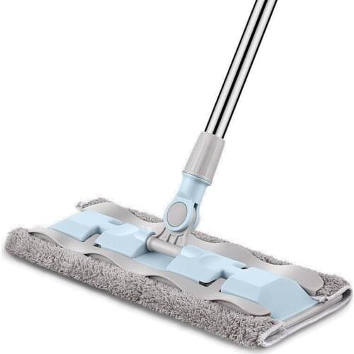 Floor Mop Flat Easy Reusable Microfiber Pads 360 Degree Flat Mop Home Replace Kitchen Household Cleaning Tools