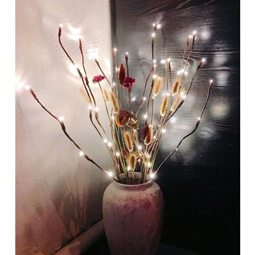 LED Decorative Lights Flashing Lights Branch Lights Wedding Holiday Party Decoration Lights Branches Home Vase Decoration