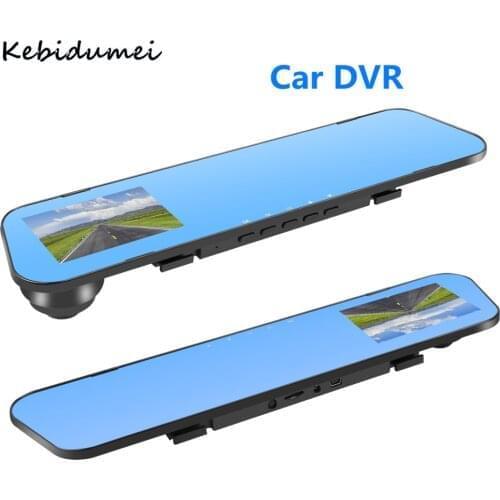 Car DVR Camera HD 1080P 4-inch Digital Video Mirror Single Recording DVR Driving Recorder 120 Degree Wide Angle Cam Register