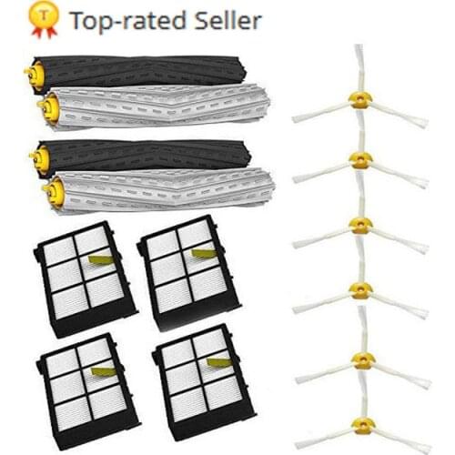 High Quality Tangle-Free Debris Extractor & Hepa filter & side brush for iRobot Roomba 800 900 Series 870 880 980