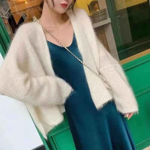 Fall 2021 Women Clothing Oversize Womens Sweaters Autumn Vintage Loose Winter Sweater Knitted Women Cardigan Knit Button Maxi