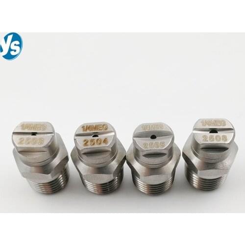 1/4''MEG flat fan nozzle,car washing high pressure flat jet nozzle,high pressure flat fan spray nozzle