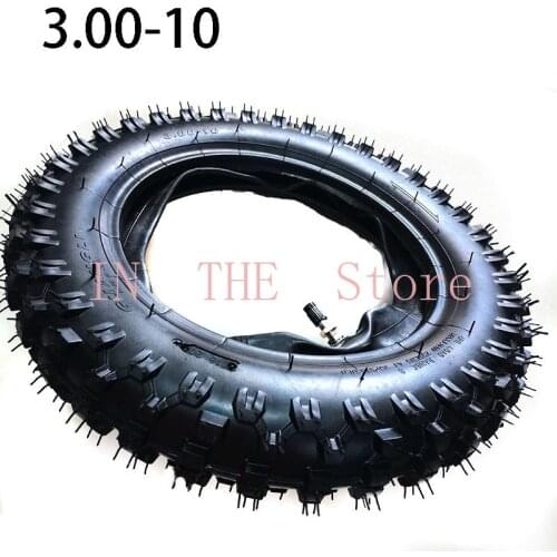 10 inch 3.00-10 tire deep tooth mud pit bicycle cross country motorcycle for Guangzhou crf50 Apollo