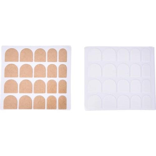 10 Sheets Clear False Nail Tips Double Side Adhesive Glue Sticky Tape Transparent Sticker Sticky Tape For Nail Art Tools