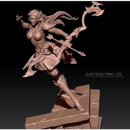75MM Resin model kits figure DIY toy self-assemlbed A-441