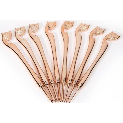 8pcs/set Plastic Plating Crochet Hook Set Knitting Needles DIY Weave Craft Kit Knitting Tools Sewing Accessories