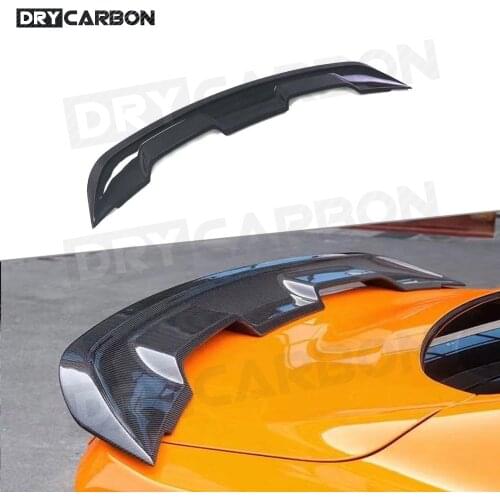 Carbon Fiber Car Rear Spoiler Boot Racing Wings for Ford Mustang GT V8 V6 Coupe 2015 -2019 GT500 Style Trunk Spoiler FRP