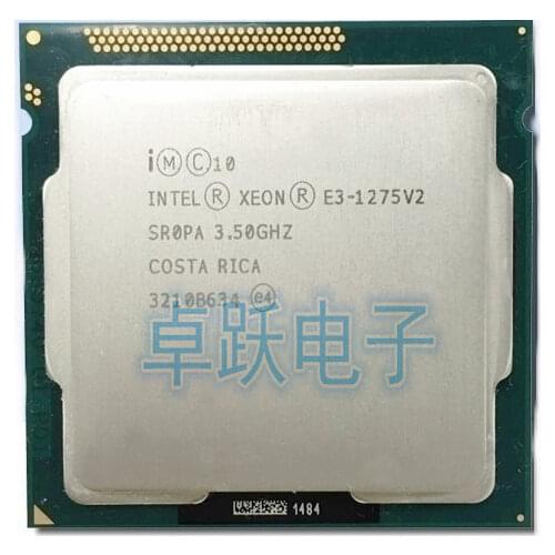 Intel E3-1275V2 E3-1275 V2 E3 1275V2 CPU Processor 3.5GHz 77 W Quad Core scrattered pieces free shipping