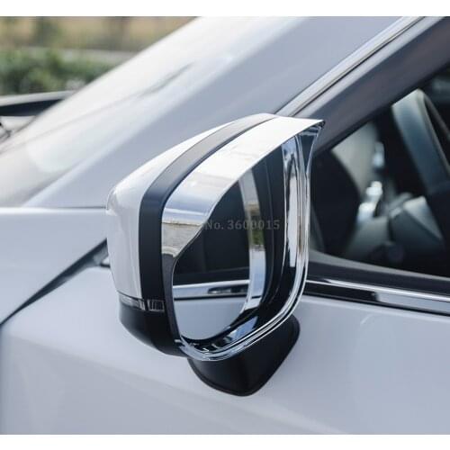 For Mazda CX-5 CX5 KF 2017-2019 2020 Carbon Fiber Rearview Side View Mirror Visor Sun Shade Rain Guard Shield Car Accessories