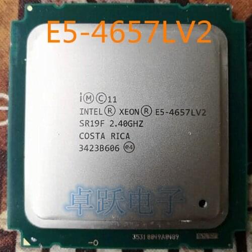 E5 4657LV2 2.4GHZ 12-Core 30MB SmartCache E5-4657L V2 FCLGA2011 115W free shipping