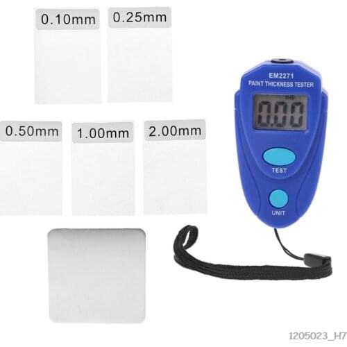 EM2271 Digital Mini Thickness Gauge Car Paint Tester Thickness Coating Meter