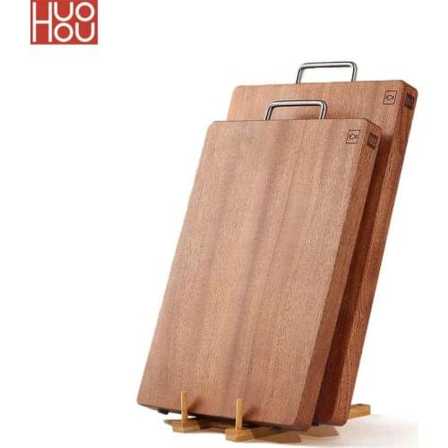 Huohou Chopping Block Kitchen Tools Ebony Wooden Cutting Board S L for Meat Fruit Vegetable Bar Kitchen from Youpin