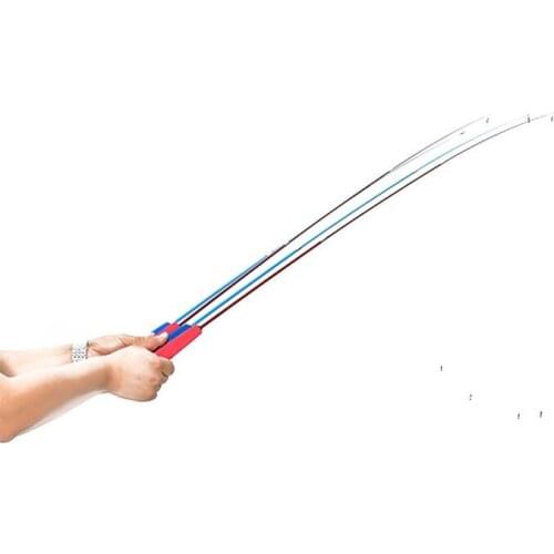 Interactive Cat Teaser Wand Pet Three-section Telescopic Funny Cat Stick Black Handle Powder Stick Pet Training Toy C 8