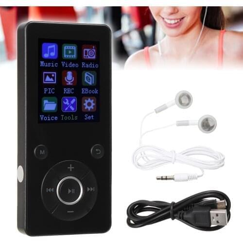 32GB Metal Mini bluetooth MP4 TF Card Music Player Portable Sports FM Speaker 250mAh Consumer Electronics Devices Audior Video