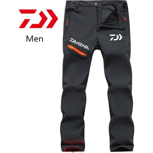 Daiwa Autumn Winter Fishing Pants Breathable Outdoor Hiking Camping Trouser Sun Protection Waterproof Keep Warm Hunting Pants