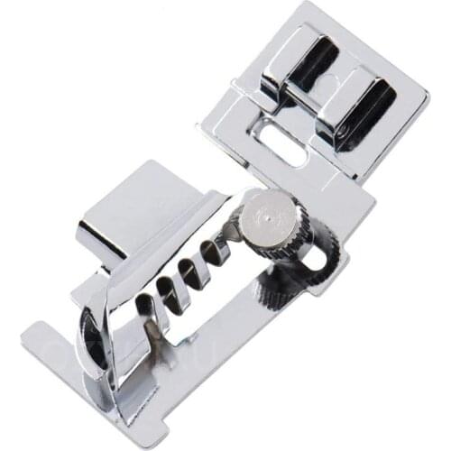 Sewing Machine Part HM-9907(5011-19) SNAP ON Metal Bias Tape Binder Presser foot Compatible With Brother /Janome/SINGER 5BB5021