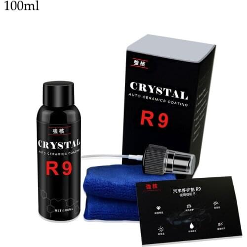 R9 Liquid Glass Car Nano Ceramics Coating Car Paint Care Liquid Anti-scratch Super Hydrophobic Windshield Glass Coating