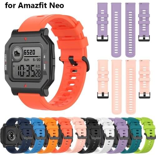 Strap for Amazfit Bip / GTS / GTS 2 / Amazfit Bip Lite / NEO / GTR 42mm / Pop Wristband Watch Band 22mm Replacement Watchband