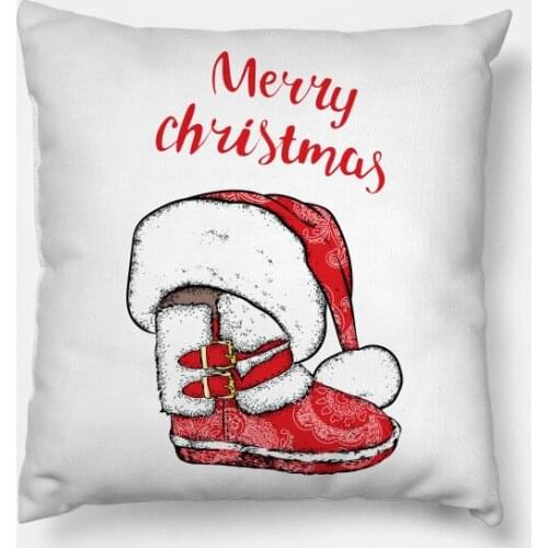 Christmas Santas Boot With Hat Pillowcases Decor for Home Noel Christmas Gifts Navidad 2020 Xmas Cristmas Decor Happy New Year