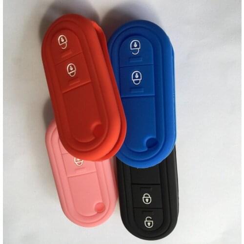 Silicone Protecting Shell Flip Key Case Cover Holder For MG 2011-2015 MG3 Two Button Remote Key