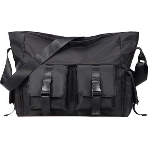 Women Female Black Color Messenger Bag Shoulder School Crossbody