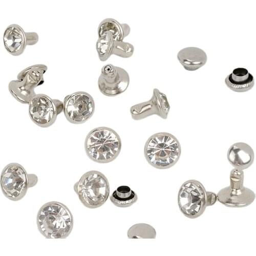 Rhinestone garment rivets cap stud for bag, hat, shoe,leather chocker decoration diy craft trimits decoration accessory