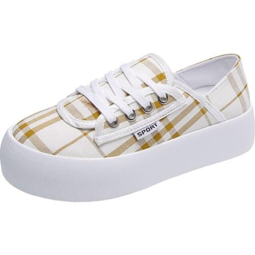 Women Flat Shoes Harajuku Style 2021 Fashion Ins Women Casual Shoes Canvas Low Top Walking Shoes Size 35-40 Women Sneakers