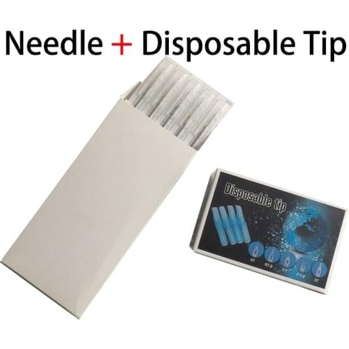 1213RM Curved Magnum Shader Needle Tattoo Permanent Makeup Needle And 50PCS Sterilized Disposable Tip 13FT/MFT Free Shipping