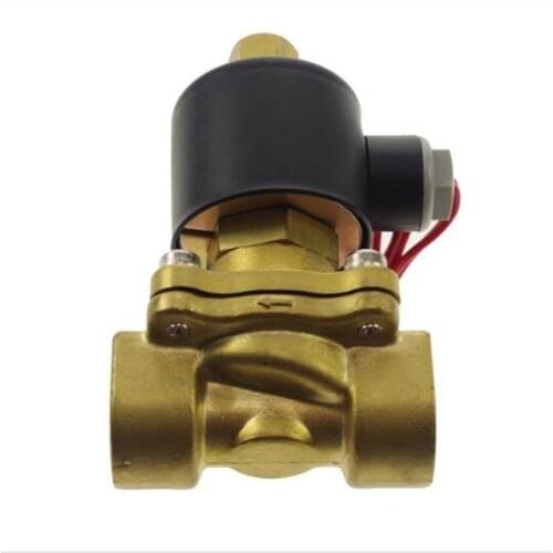3/4" Electric Solenoid Valve Water Air Medium N/O Normally Open 2W-200K-20 12VDC 24VDC 110VAC 220VAC