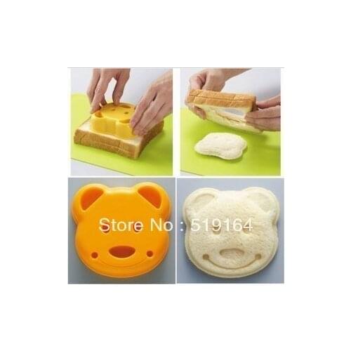 5PCS/LOT Creative Lovely Silicone Sushi Bread Cook Moulds