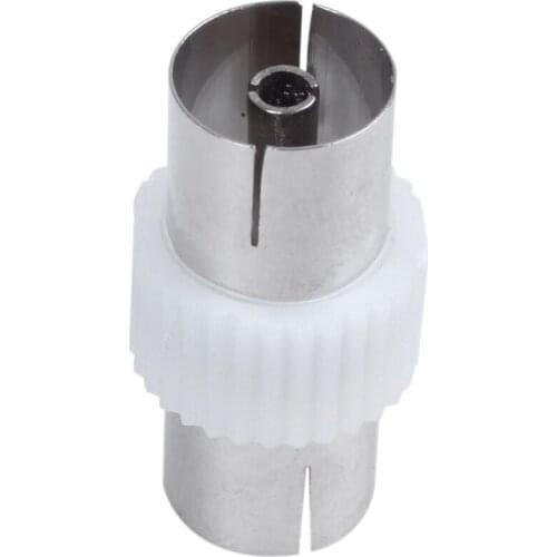 ABSF 5 x RF Antenna FM TV Coaxial Cable TV PAL Female to Female Adapter Connector
