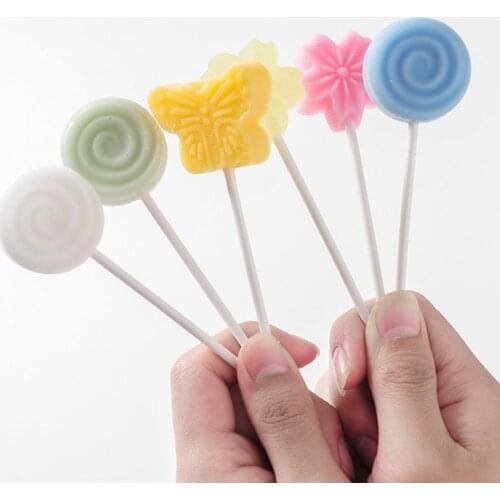 Lollipop Silicone Mold Flower Butterfly Chocolate Cake Mould DIY Baking Tool for Kitchen Dining Bar Baking Accessories equipment