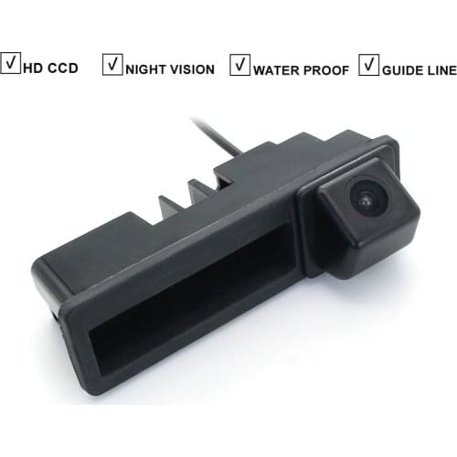 CCD Car Rear View Reverse Camera For Audi A1 A3 A4 A6L S5 Q7 Auto Backup Parking Reversing Camera Guide Line
