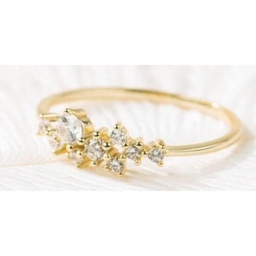 CAOSHI Minimalist Style Exquisite Super Thin Ring Elegant Simple Women Wedding Jewelry Daily Collocation High Quality Wholesale