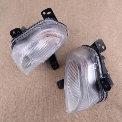 DWCX 2pcs 12V LED Daytime Driving Running Fog Turn Signal Light Lamp Daylight DRL Fit for Jeep Renegade 2015 2016 2017 2018