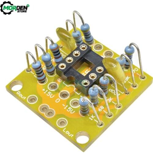 Dual Potentiometer Operational Amplifier Preamplifier DC Amplifier Empty Board NE5532 OPA2134 OPA2604 AD826
