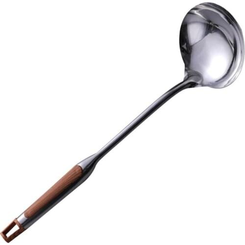 Stainless Steel Cooking Utensil Heat Proof Soup Ladle Cooking Turner Spatula For Home Cocina Accesorio