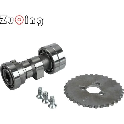 Motorcycle 32T Cam Sprocket and Camshaft For lifan 125cc LF125 Horizontal Engines Dirt Pit Bike Monkey Atv Quad Go Kart Parts