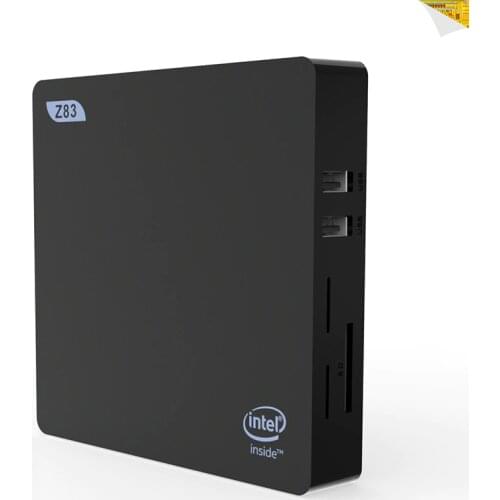 Mini PC Z83V Pocket PC with x5-Z8350 Processor Intel HD Graphics 400 DDR3 4GB 64G Bluetooth 4.0 WIFI Support OS Windows 10 Linux
