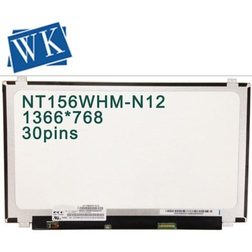 Free shipping NT156WHM-N12 LP156WH3-TPS1 LP156WHU-TPA1 N156BGE-EA1 EB1 B156XW04 V.8 V.7 B156XTN03.1 30pin Display Laptop Screen