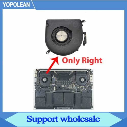 Tested Original Right Side Original CPU Cooler Cooling Fan For MacBook Pro Retina 15" A1398 Late 2013 Mid 2014 2015 years