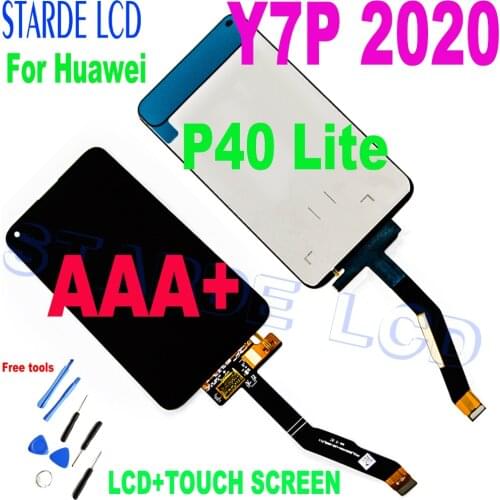 Tested LCD For Huawei P40 Lite E LCD Display For Huawei Y7P 2020 LCD Screen Touch Digitizer Assembly