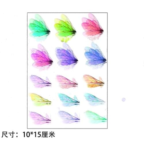 3pcs/lot Gradient wings transparent material With use of epoxy Mold Making Mould Jewelry Tool filling for DIY jewelry